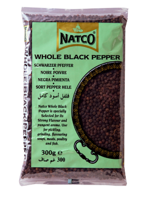 Natco Black Pepper Whole 300g