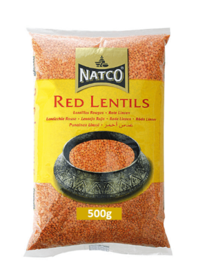 Natco Dal Masoor - Red Split 500g