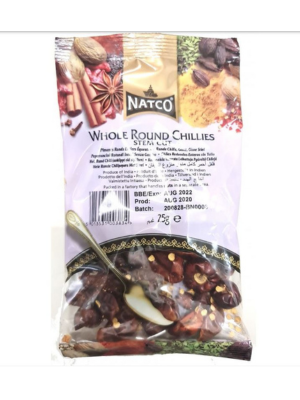 Natco Round Chilli Whole 25g