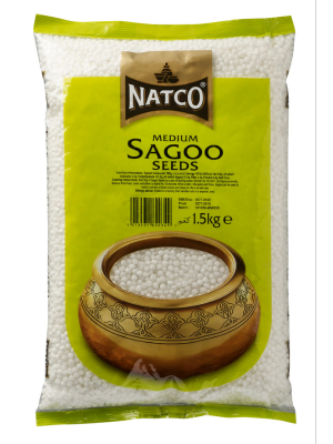 Natco Sago Seeds - Sabudana Med 1.5kg