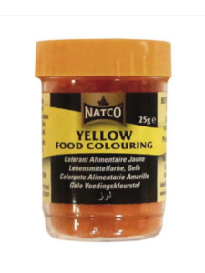 Natco Yellow Food Colour 25g