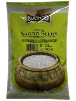 Sago Seeds - Sabudana small Natco 1.5kg