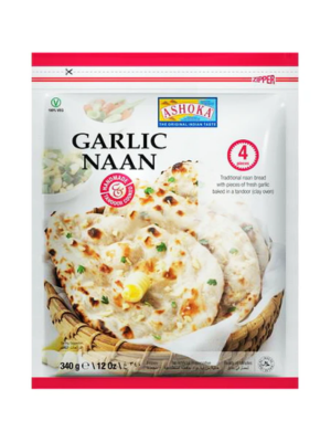 Ashoka Garlic Naan 340g (4)
